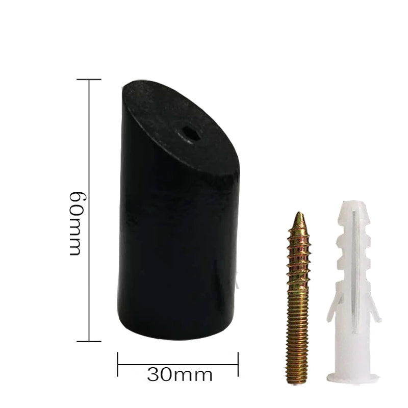 Wooden Wall Hook, Angled Peg or Round Knob