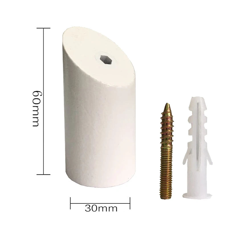 Wooden Wall Hook, Angled Peg or Round Knob