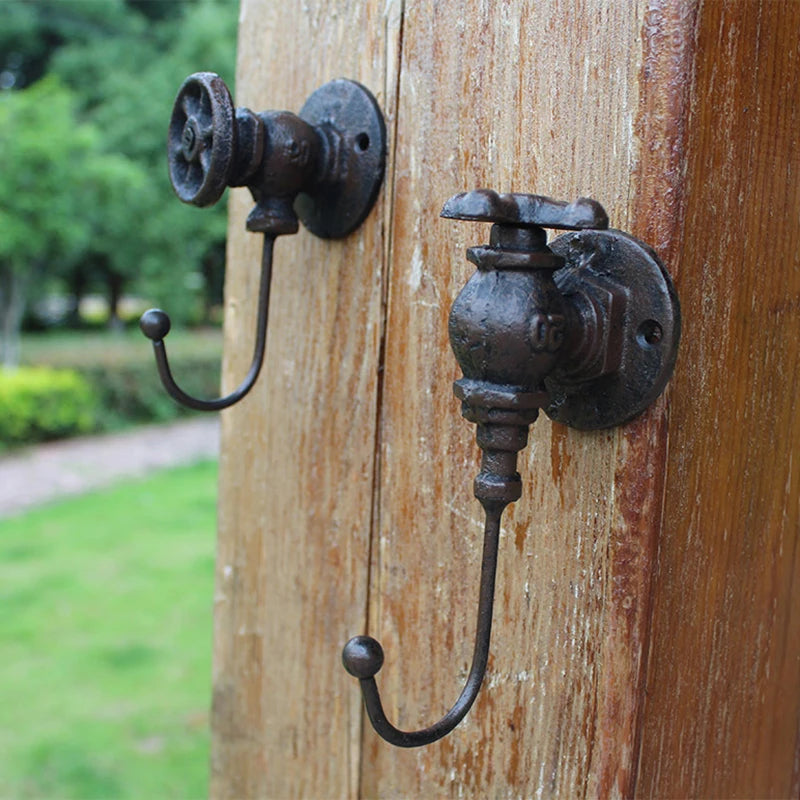 Rustic Iron Animal and Garden Wall Hook (10 Designs)