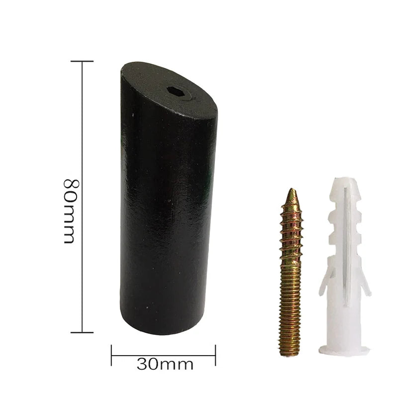 Wooden Wall Hook, Angled Peg or Round Knob