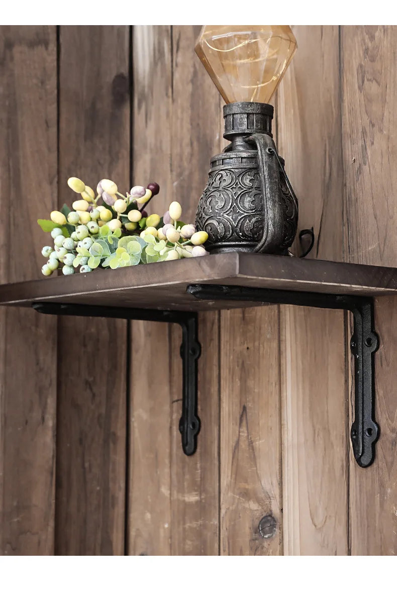 Simple Black Shelf Bracket (Small or Large)
