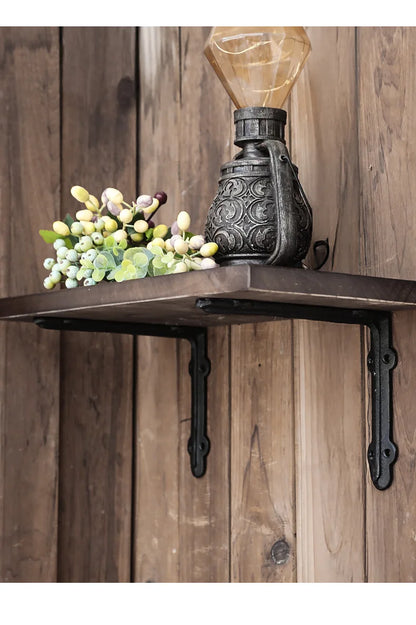 Simple Black Shelf Bracket (Small or Large)