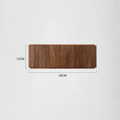 Piano Key Wooden Wall Coat Rack with Fold-Down Hooks
