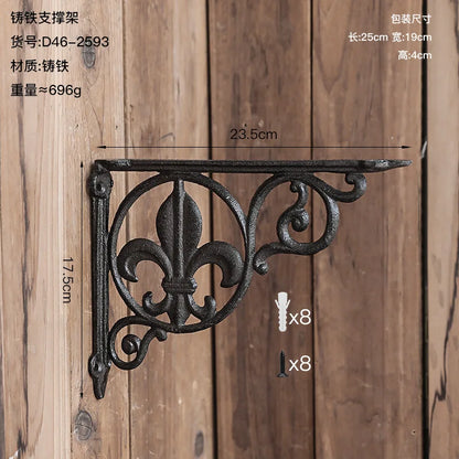 Decorative Scroll Shelf Bracket (4 Designs)