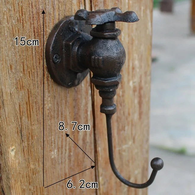 Rustic Iron Animal and Garden Wall Hook (10 Designs)