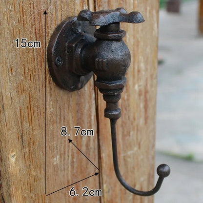 Rustic Iron Animal and Garden Wall Hook (10 Designs)