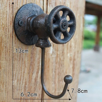 Rustic Iron Animal and Garden Wall Hook (10 Designs)