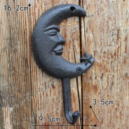 Rustic Iron Animal and Garden Wall Hook (10 Designs)