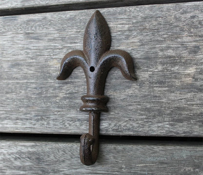 Rustic Iron Spearhead Wall Hook (3 Designs)